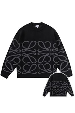 ロエベ ニット  セータースーパーコピー  LOEWE ジャガード織りウールセーター - シンプルで洗練されたスタイル