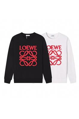 ロエベスウェットTシャツ LOEWE スーパーコピー   刺繍入りラウンドネックスウェット