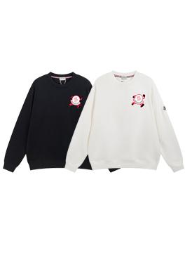 モンクレール スウェットTシャツ おしゃれなプリントが施されたラウンドネックのトップス - スタイルと快適さを両立