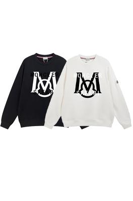 モンクレール スウェットTシャツ カップルで楽しむお揃い プリントト長袖 Tシャツ  ビッグMロゴプリント
