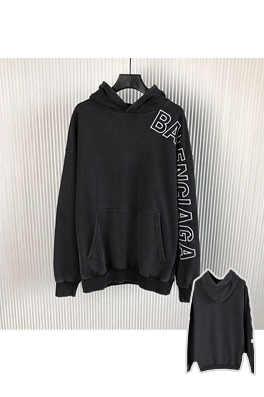 バレンシアガ  パーカー    BALENCIAG 袖に文字...