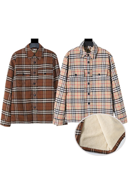 バーバリーフリースジャケットスーパーコピー  BURBERRYチェック柄 フリースジャケットアウター