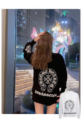 クロムハーツ スウェット長袖 TシャツCHROME HEART  スーパーコピー    プリント ラウンドネックスウェット