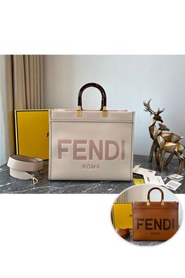 フェンディ サンシャインレザートートバッグ FENDI ROMA   35x17x31cm