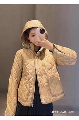 バーバリー  レディース 刺繍付きナイロンショートコットンジャケット