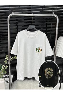 クロムハーツ  カモフラージュプリントカジュアル半袖Tシャツ