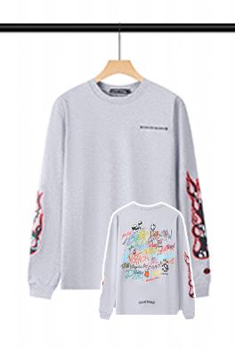 クロムハーツ  Matty Boy Brainグレー長袖Tシャツ