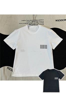 アレキサンダーワン 半袖 Tシャツ クラシック横のイニシャル 5列 ロゴ