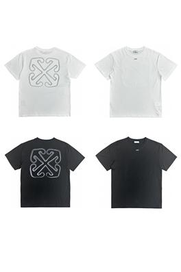 オフホワイト 東京 店舗限定 プリント矢印ファブリック Tシャツ