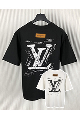 ルイヴィトン 新しいプリントコットン半袖Tシャツ