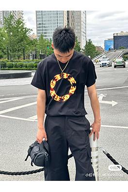 ジバンシィ炎サークルロゴプリント半袖Tシャツ