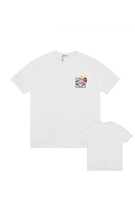 ロエベ 龍年限定 ロゴ  刺繍 半袖Tシャツ