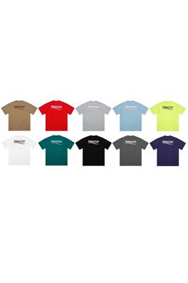 バレンシアガロゴ刺繍半袖Tシャツ 10カラー