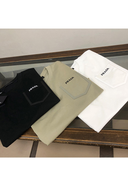 プラダ半袖Tシャツpradaロゴ