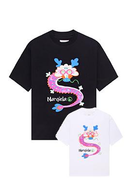 マルタンマルジェラ  ドラゴンイヤーシリーズプリントTシャツ