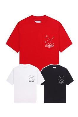 マルタンマルジェラ  新しいラウンドネック半袖Tシャツ