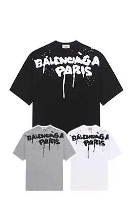 Balenciaga × Supreme グラフィティエンボス半袖tシャツ