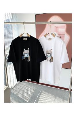 エルメス キャラクター プリント 半袖Tシャツ