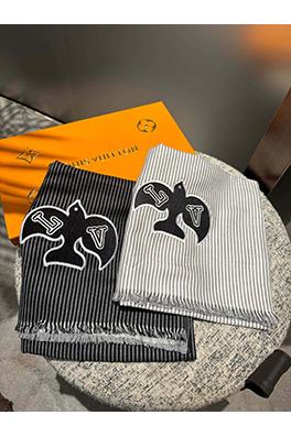 ルイヴィトン  フライドチキン明るいロゴデザインウールスカーフ