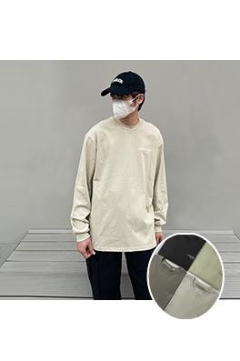 フィアオブゴッド  アルファベット綿長袖Tシャツ