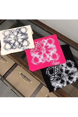 ロエベ   刺繍ロゴデザインラウンドネック半袖Tシャツ