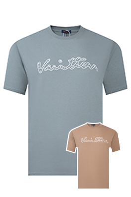 ルイヴィトン セイコービーズロゴ刺繍半袖Tシャツ