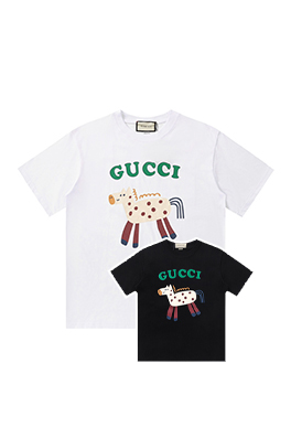 グッチ  子羊プリント半袖Tシャツ