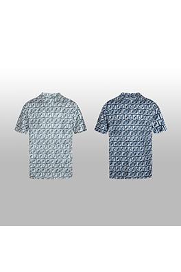 フェンディ   デジタル モノグラムの新しい半袖シャツ