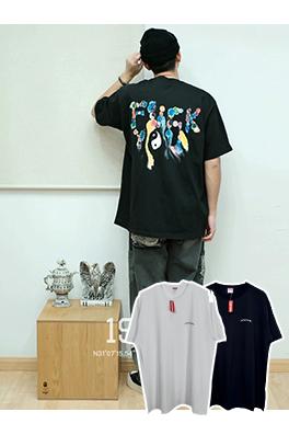 シュプリームコピー SUPREME FW24 YIN YANG TEE 八卦プリント半袖シャツ