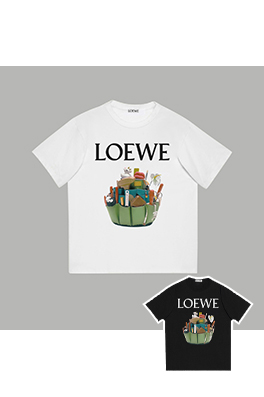 ロエベコピー   プリント半袖Tシャツ