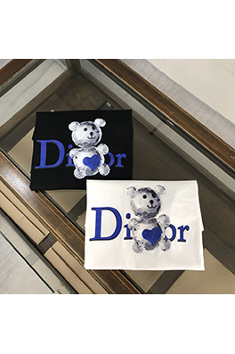 ディオール  デジタルプリントロゴファッション半袖Tシャツ