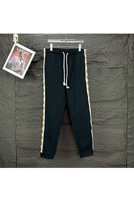 グッチスーパーコピー  ストライプロゴカップルパンツ