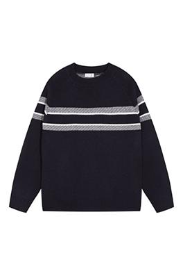 楽天市場】Christian Dior(クリスチャンディオール) サイズ:40 DIORIVIERA ディオリビエラ フロントロゴ ショートスリーブ  ボーダー クルーネック長袖ニット セーター レディース ホワイト/ネイビー  244S97AM733【中古】【程度B】【カラーホワイト】【取扱店舗BRING札幌店 