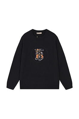 バーバリーコピー フロントTB立体刺繍ビッグロゴ柄セーター