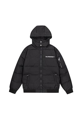 バーバリーコピー ファッションチェッククラシックダークロゴダウンジャケット