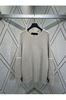 クロムハーツ カシミヤレザークロスニットセーター