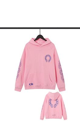 クロムハーツ ピンクのファッションフード付きセーター