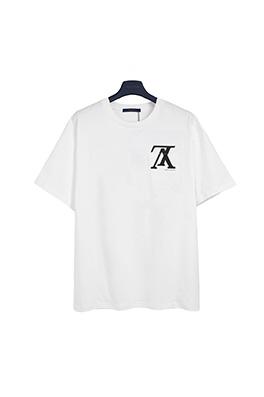 ルイヴィトンLV逆立ちロゴポケットプリント半袖Tシャツ