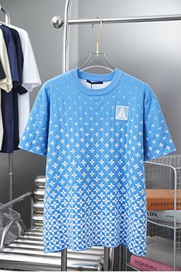 ルイヴィトンスーパーコピー25ss新しいコットングラデーションTシャツ
