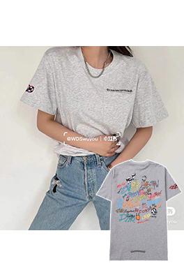クロムハーツコピーパドルプリント半袖Tシャツ