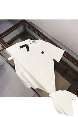 ヴェルサーチコピーカジュアルクルーネック半袖シャツ