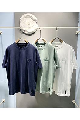 フェンディコピー新しいクラブロゴ刺繍Tシャツ