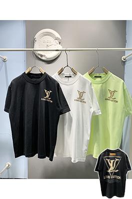 ルイヴィトンスーパーコピー新しい落書きインクプリントTシャツ