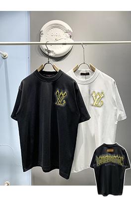 ルイヴィトンスーパーコピー新しいインクジェット刺繍Tシャツ