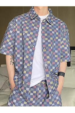 ルイヴィトンファッションコットンシャツ