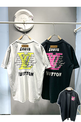 ルイヴィトン新しいのプリントTシャツ