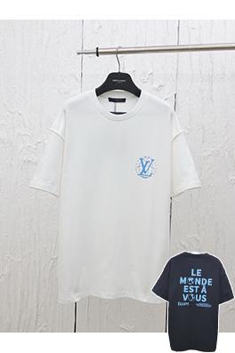 ルイヴィトン 新しいフィドンデザインショールーム半袖Tシャツ