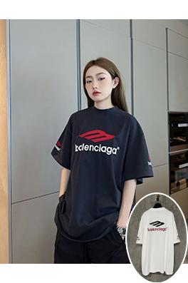 バレンシアガ 3m ヴィンテージ刺繍半袖Tシャツ