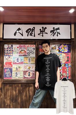 マルタンマルジェラ 25ssプリントヘビーポンド半袖Tシャツ