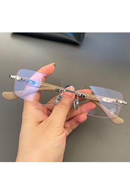 クロムハーツ新しいレトロなフレームレスメガネ